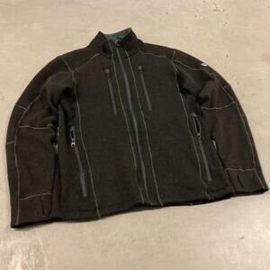y2k kuhl fleece zip up jacket
